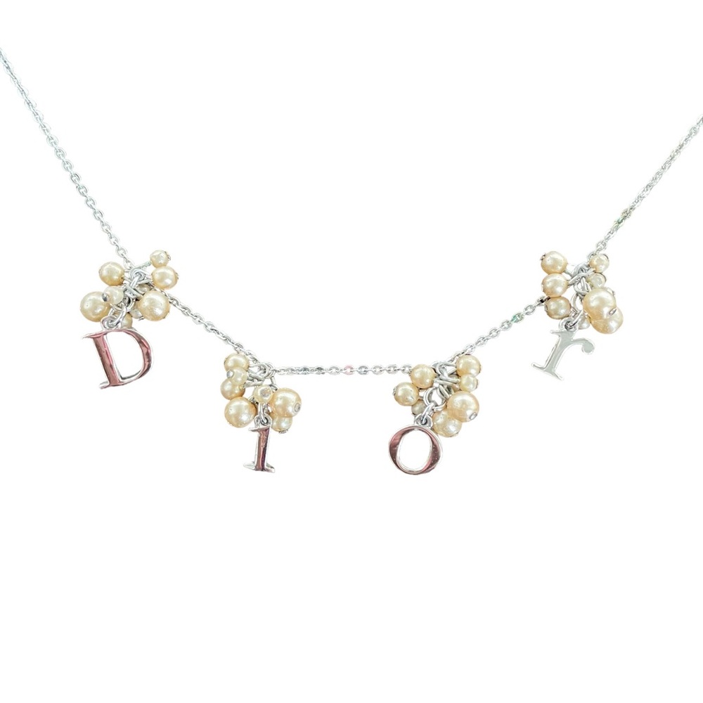 Dior Pearl Cluster Necklace
